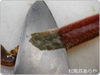 越前がに 焼きがに:ゆでと違い、凝縮された旨みと香ばしさ、カニミソも煮詰めます