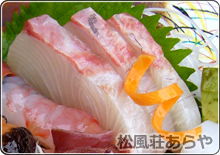 越前がに(越前かに) 食事・昼食・夕食:地魚お刺身
