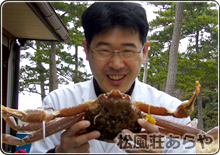 越前がに（越前かに） 宿泊：民宿あらや